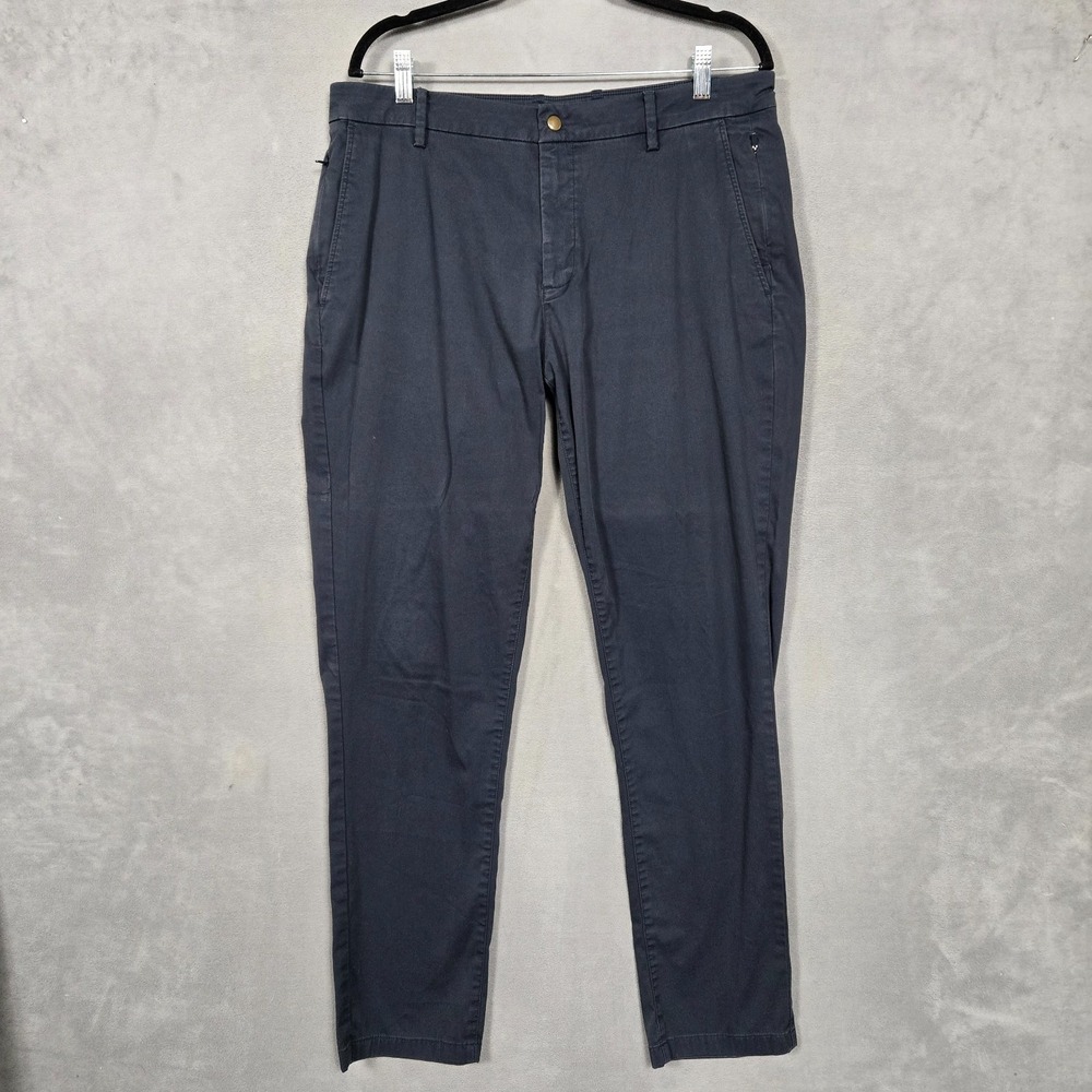 BirdDogs Pants mens 36x32 Bird Dog Chino Golf Perfomance Dark Gray